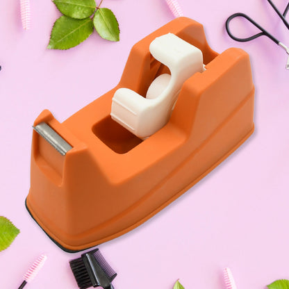 Plastic Tape Dispenser Cutter for Home Office use, Tape Dispenser for Stationary, Tape Cutter Packaging Tape (1 pc / 605 Gm)