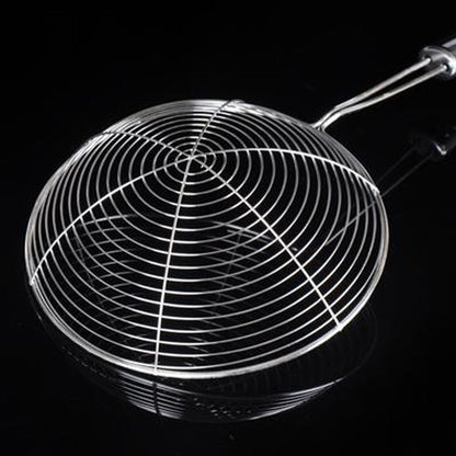 Kitchen strainer for medium amounts of hot oil