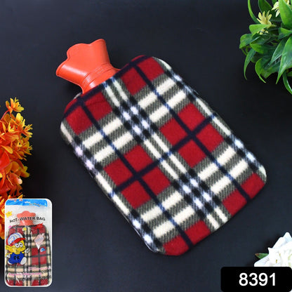 Hot Water Bottle Bag With Cover For Pain Relief (1 Pc)