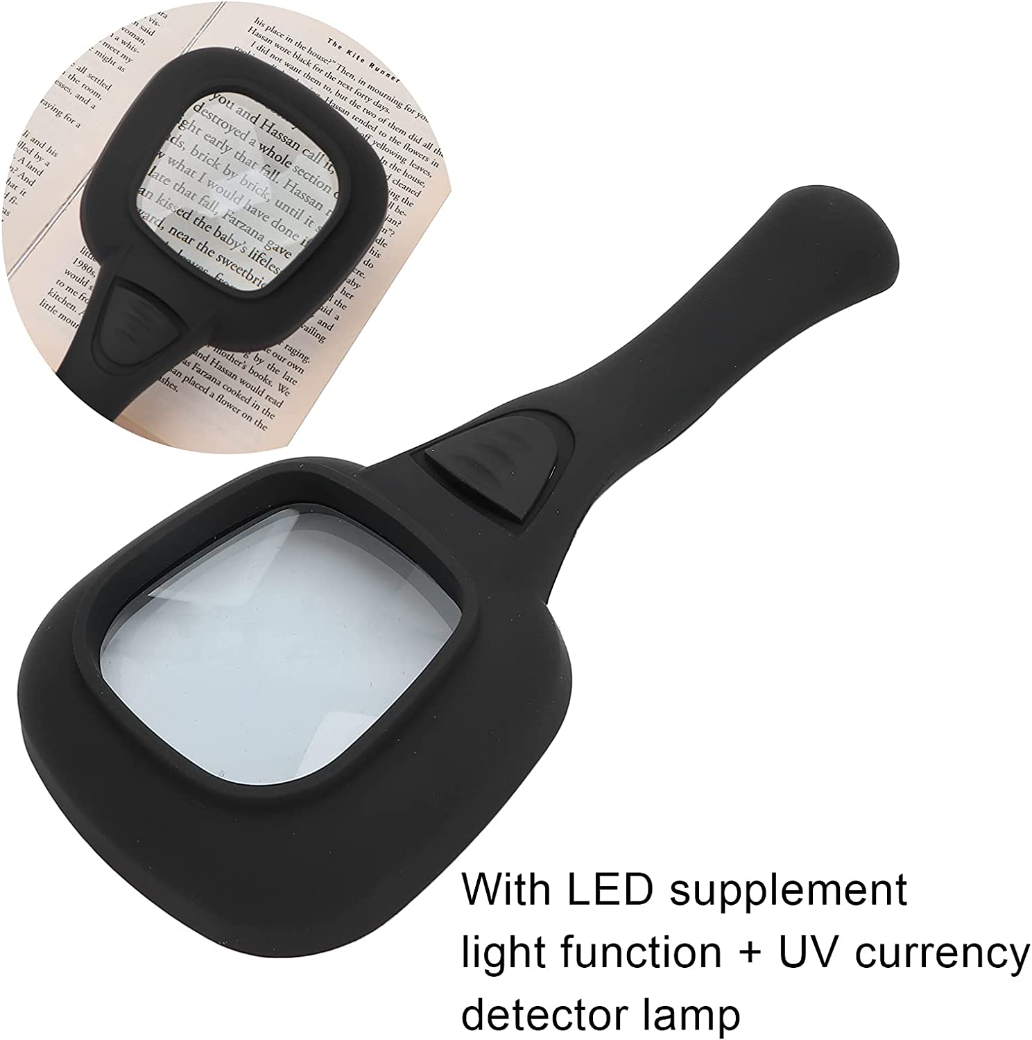 Illuminated magnifier for hobby and inspection