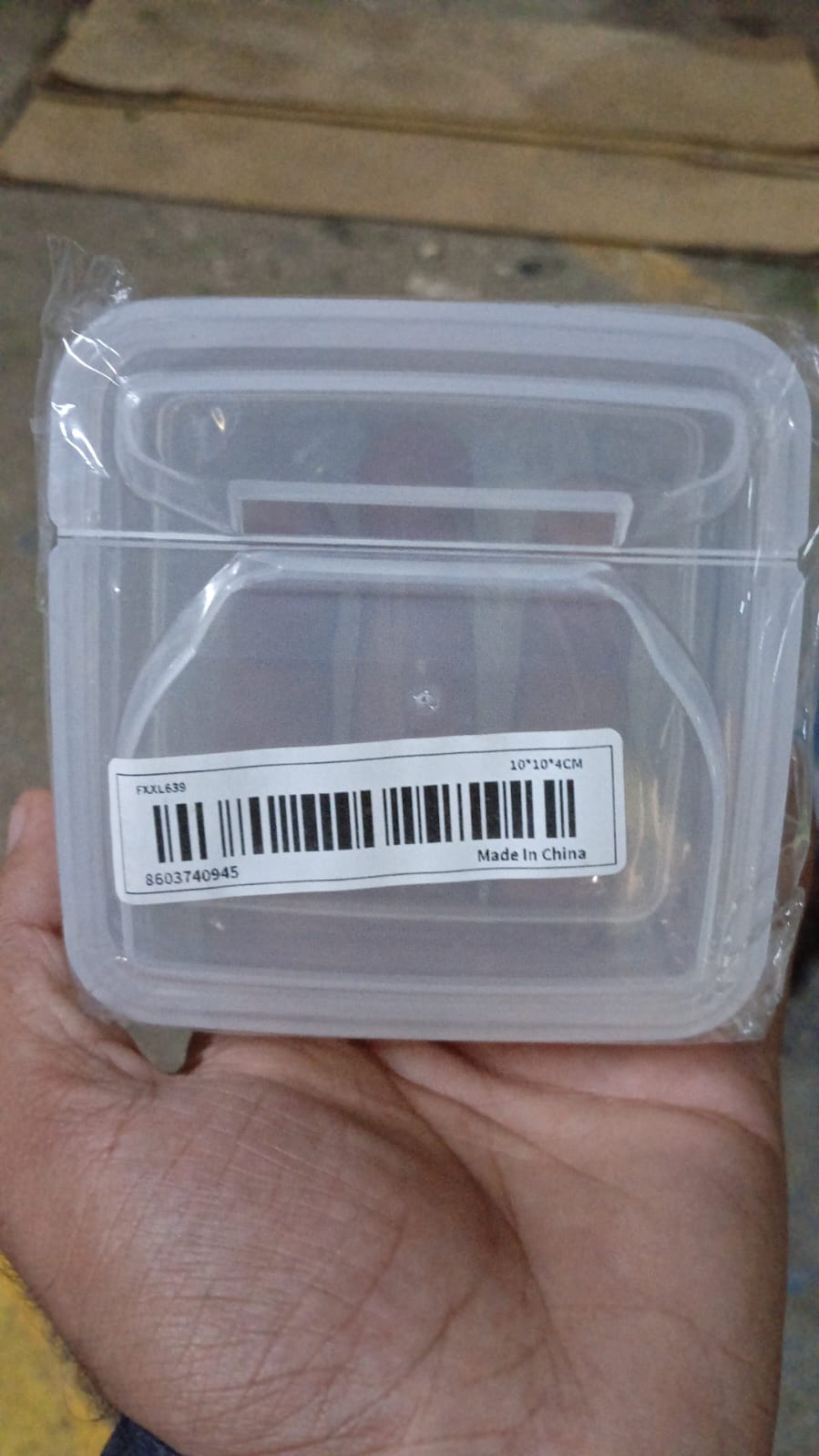 Transparent Storage Box Food Storage (1 Pc / 10×10 CM)